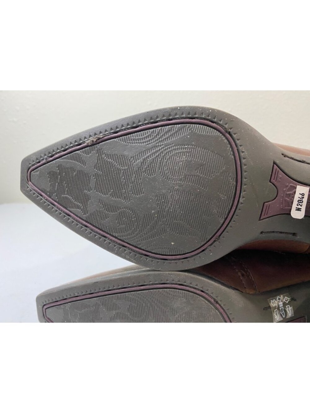 Ariat Cowgirl Boots Women 7C Brown Leather Embroidered Style 10005908 - Picture 15 of 16